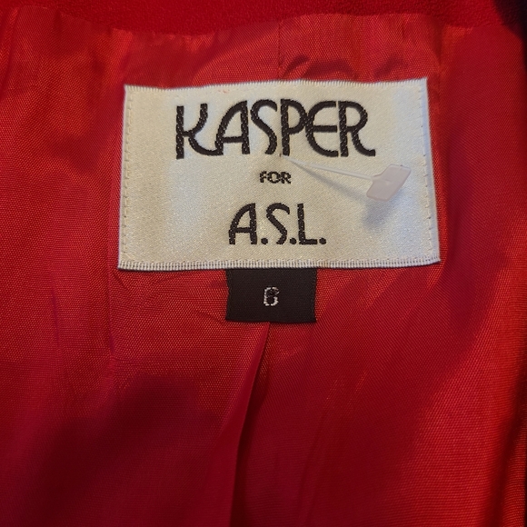 Military Style Jacket Kasper/ Sz 6 - Picture 7 of 14